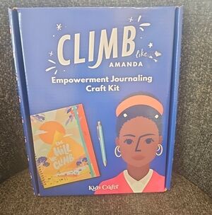 NIB Kid Crafts Climb Like Amanda Empowerment Journaling Craft Kit